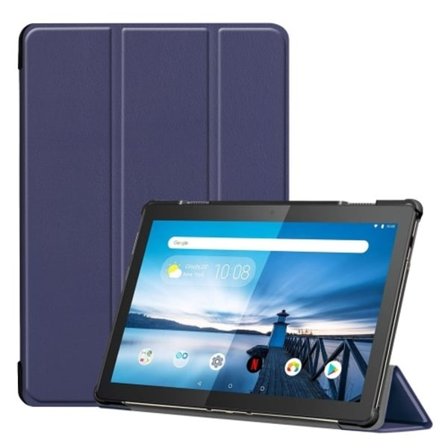 Lenovo Tab M10 Gen 1 Tri-Fold Stativ Fodral - Mörkblå