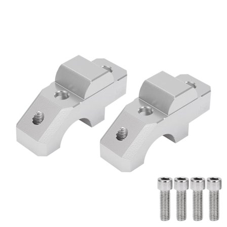 2 kpl Ohjaustangon Korotuskiinnike CNC Alumiiniseos Vaihto YAMAHA Tracer 900/GT 2015‐2019 Hopea