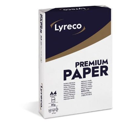 Lyreco PREMIUM Kopieringspapper Premium A4 80g ohålat 500/fp - Lyreco - Kontorspapper - Kopieringspapper - A4 Ohålat