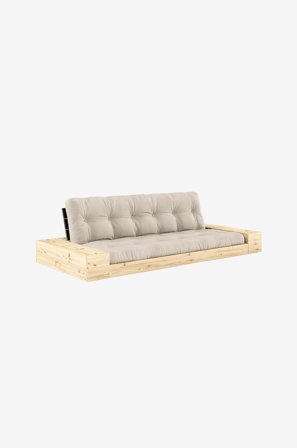 Karup Design - Base Sovesofa m. 2 sidebokse Tre-personers - Beige - Sovesofaer - Fra Homeroom