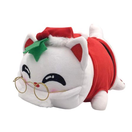 Meemeows mat Aphmau kattdocka plyschleksak söt munkfylld