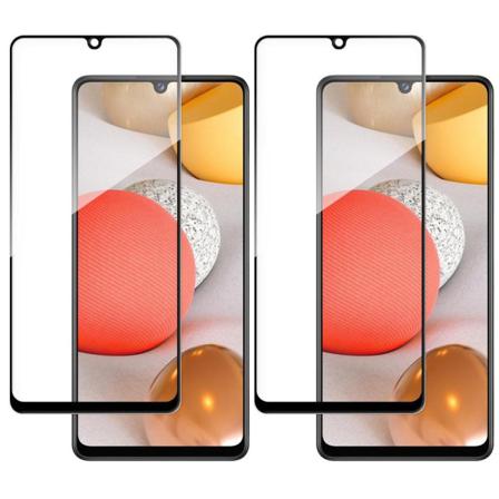 2-pack Skärmskydd Samsung Galaxy A42 5g Härdat Glas - Fullskärm Transparent