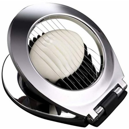 Æggeskærer i rustfrit stål, æggedeler, æggehakker (tåler opvaskemaskine)