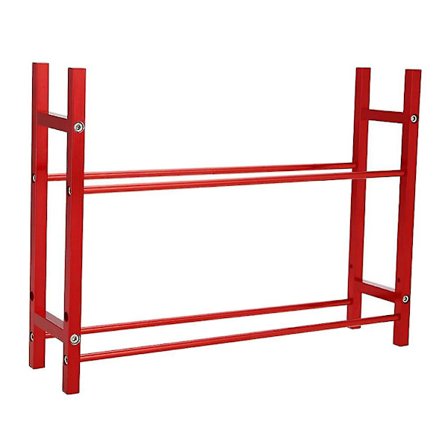 Rød Dekk Stativ Lagring Hjulholder Garasje Organizer For 1/10 Skala RC Bil Crawler Dekk