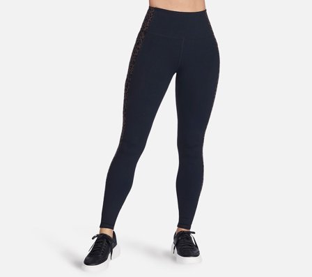Skechers, GO WALK Full Length High-Waisted Cheetah Legging, XS, Dame