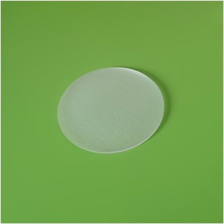 Frostat Glas LED-Glödlampskåpa Rund Frostat Lampskärm 44mm Diameter 1.6mm Tjocklek Enstaka Del