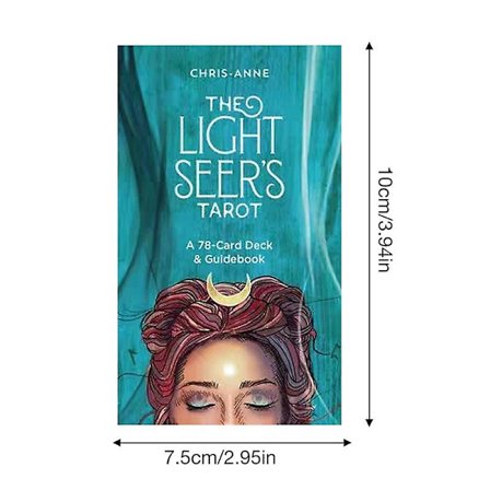 The Light Seer's Tarot Desk Kortspil Engelsk Version Spilkort Fest Underholdning Brætspil 1 kasse 78 Kort Tarot Deck