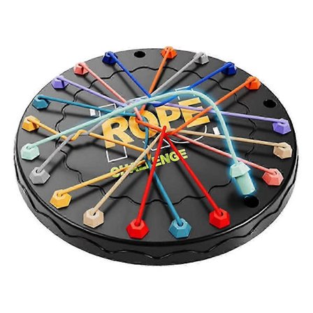 Knute Tau Oppløsningsspill Tvunnet Tau Puslespill Interaktiv Hjernetrim Finmotorikk Leke for Intelligens