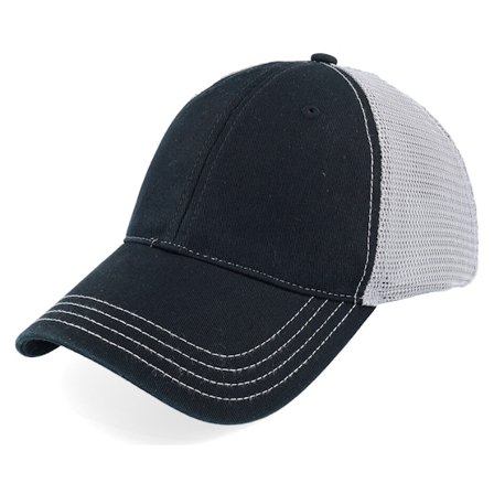 Richardson - Black - trucker - Cap - 111 Split Black/Charcoal Trucker - Hatstore