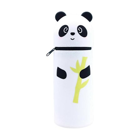 Tegneserie Penalhus Teleskop Etui Blødt Silikone Penalhus Stor Kapacitet Penalhus Stående Penalhus