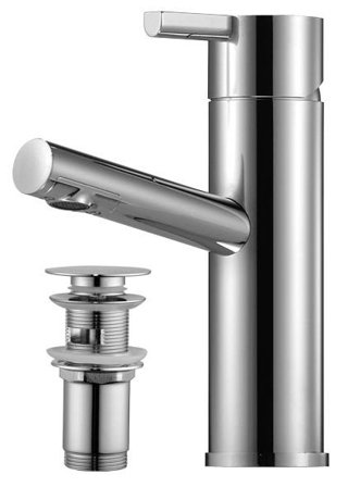 Mora Rexx B5 Tvättställsblandare med push down-ventil, Badrum