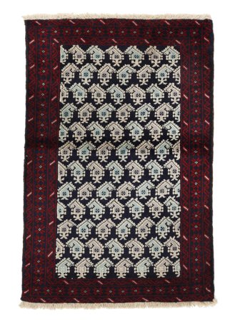 Triangle Petit Baloutche Tapis 82X127 Laine
