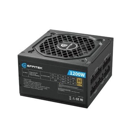 EFFITEK Netzteil 1200W Gold ATX 3.1, PCI 5.1 Modularer Kabel