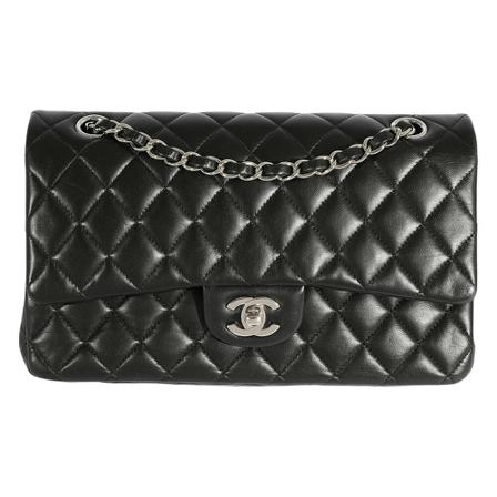 Chanel Vintage Pre-owned Shoulder Väska svart, Dam Vintage Väskor, Dam, Storlek: ONE SIZE