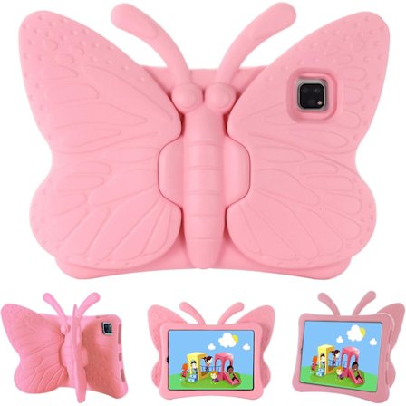 Barnfodral för Apple iPad Pro 11 tum M4 2024, Sött fjärilsdesign EVA Ställ Lättviktigt Barnfodral för Ipad Pro 11 2024