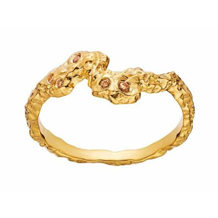 Maanesten Ring Gul, Dame Ringe, Størrelse: 43 MM