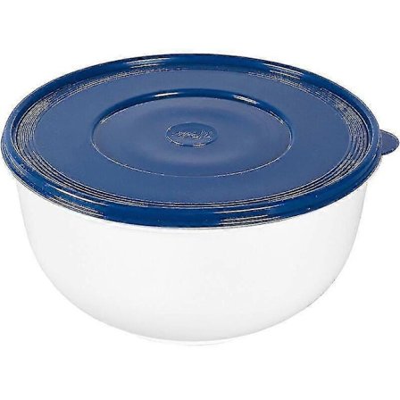 Hævedejskål Superline 5 L Hvid/blå Med Låg LGL