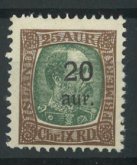 Island 1921-22 - AFA 107 - Postfrisk