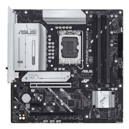ASUS PRIME B860M-A WIFI - Motherboard - micro ATX - LGA1851 Socket - B860 Chipset - USB-C 3.2 Gen 2x2, USB 3.2 Gen 2, USB 3.2 Gen 1, USB-C 3.2 Gen 1 -