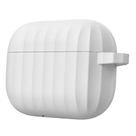 DIROSE AirPods Pro kestävä silikonikotelo - Valkoinen