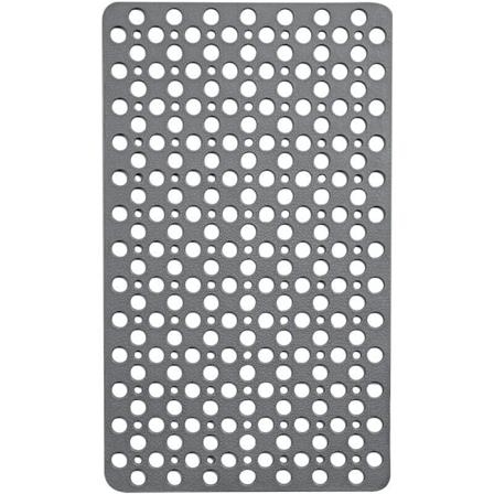 Halksäker Badmatta - Grå - 36x72cm - Vattentät och Fallskyddande