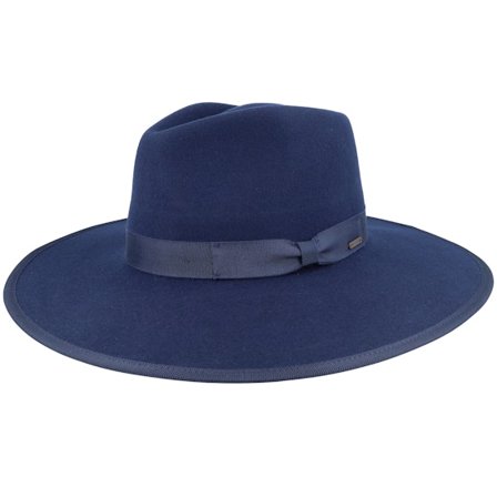 Brixton - Jo Rancher Washed Navy/Navy Traveler Traveler Blue Hat - @ Hatstore