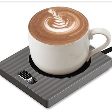 Kaffe Kopp Varmer, Skrivebord Kaffe Varmer med Lys, Drikke Varmer Plate Elektrisk Smart Kopp Varmer Pude, US 110V