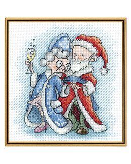 Stickpackung Bild Oma und der Weihnachtsmann - Andriana