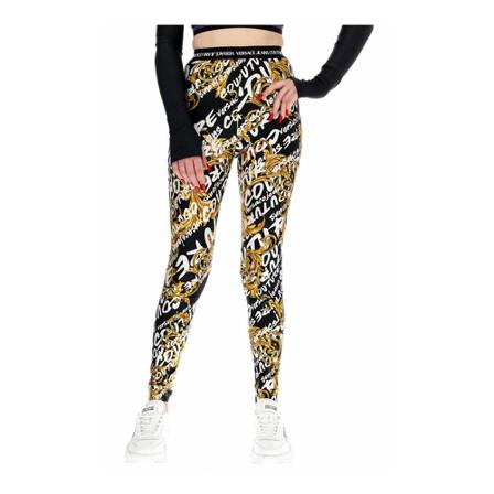 Versace Jeans Couture - Leggings - Svart - Dam - Storlek: Xs, Dam, Storlek: XS