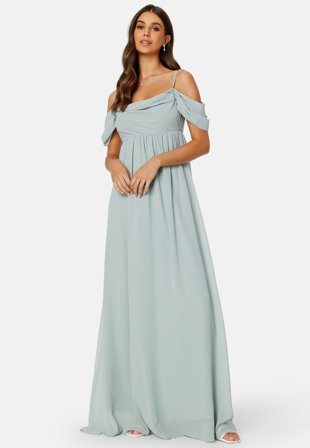 Bubbleroom Occasion Luciana Gown Dusty green Tøj