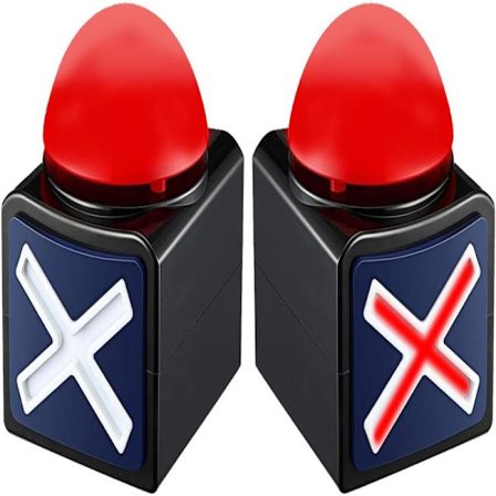 Talentjakt Snapper Konkurranse Snapper Lydboks Spill Summer med Lys og Lyd – med Summerknapp (2-pakning)