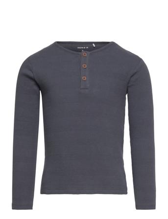 Nmmtimmo Ls Slim Top Tops T-shirts Long-sleeved T-shirts Navy Name It