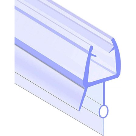 Brusedør bundtætning fejer stop brusebad lækage, rammeløs glas tætning St