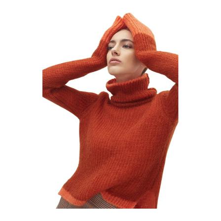 Nenette, Turtlenecks Oranje, Dames, Maat:M