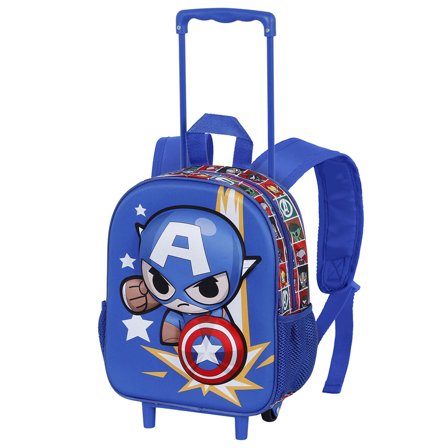 Captain America 3D Reppu Pyörillä