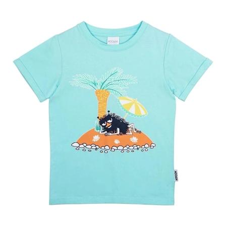 Mumin Solbadare-t-shirt ljusblå LightBlue 122