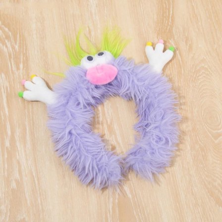 Ugly Doll Hårbøyle Plysjvask ansiktshårbånd LILLA