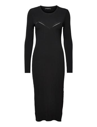 Celosia Humble Knit Dress Black Bruuns Bazaar
