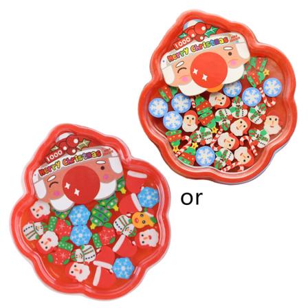 36 Stk/Pakke Juleviskelædere Mini Viskelæder Dekompressionsviskelæder Flere anvendelser