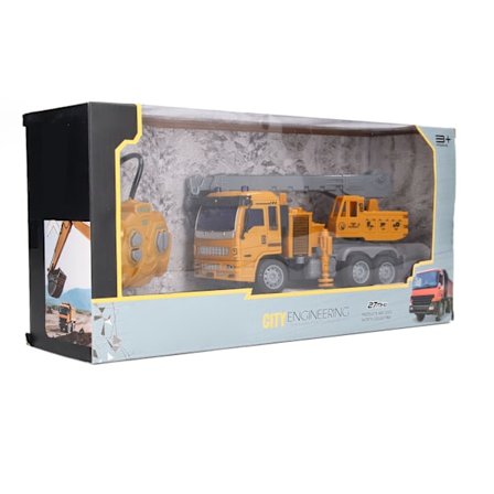 Ekstra stor kranleke 1:30 fjernkontroll høy simulering fine detaljer ingeniørkranleke for barn over 3 år