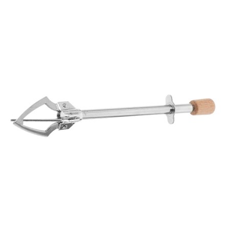 Isske af rustfrit stål med trekantgreb til isterninger, frugt, buffeter, fester, hjemmebrug, sølv (FMY)