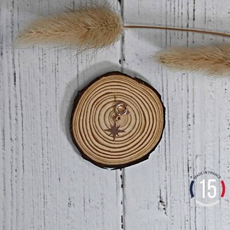 Hängen - MADE IN FRANCE - Rose Gold Pläterad - 15. Rose des vents