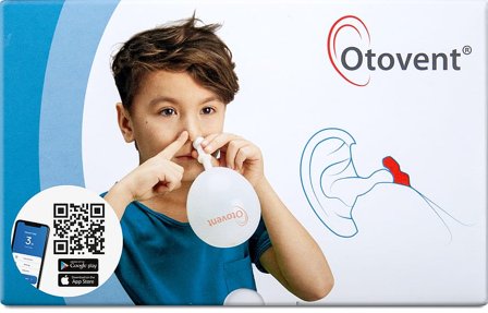 Otovent Otovent 1 Næsestyk + 5 Balloner, Medicin & Pleje, Ører, Ørerens