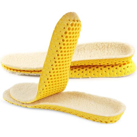 2 par ull-skosulor för kallt väder, varma sulor för barn, kvinnor och män, skoinlägg för stövlar, sneakers