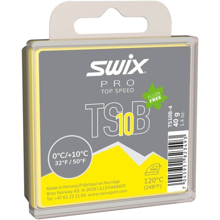 Swix TS10 Black 0°c/+10°c ski wax ONESIZE