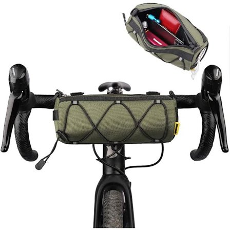 Grønn - 1 stk, Styreveske - MTB Oppbevaringsveske - Pro Landeveissykling