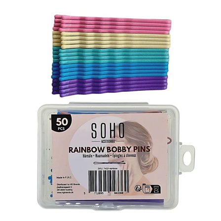 SOHO Hårnåle 50 stk Rainbow, Hår, Hårpynt, Hårnåle