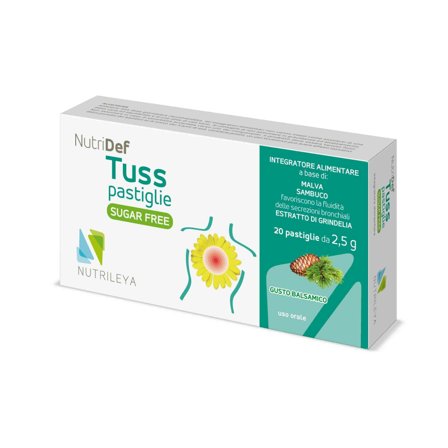 Nutridef Tuss 20 Pastiglie Sugar Free Pino Mugo