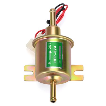 HEP-02A NY UNIVERSAL 12V ELEKTRISK BRÄNSLEPUMP för förgasare Guld 12V