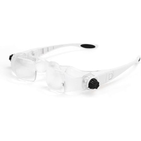 TV-suurennuslasi Handsfree 1.5-3.8x Headset Binocular -lasit TV:n katseluun